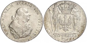 1 Thaler Königreich Preußen (1701-1918) Silber Friedrich Wilhelm II. (Preußen)