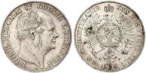 1 Thaler Königreich Preußen (1701-1918) Silber Friedrich Wilhelm IV. (1795 - 1861)