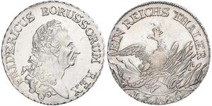 1 Thaler Königreich Preußen (1701-1918) Silber Friedrich II. (Preußen) (1712 – 1786)
