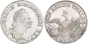 1 Thaler Königreich Preußen (1701-1918) Silber Friedrich II. (Preußen) (1712 – 1786)