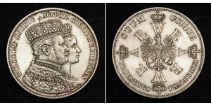 1 Thaler Königreich Preußen (1701-1918) Silber Wilhelm I, German Emperor (1797-1888)