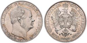 1 Thaler Königreich Preußen (1701-1918) Silber Friedrich Wilhelm IV. (1795 - 1861)