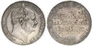 1 Thaler Königreich Preußen (1701-1918) Silber Friedrich Wilhelm IV. (1795 - 1861)