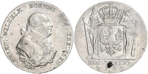 1 Thaler Königreich Preußen (1701-1918) Silber Friedrich Wilhelm II. (Preußen)