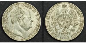 1 Thaler Königreich Preußen (1701-1918) Silber Friedrich Wilhelm IV. (1795 - 1861)