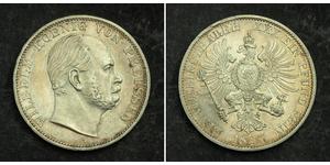 1 Thaler Königreich Preußen (1701-1918) Silber Wilhelm I, German Emperor (1797-1888)