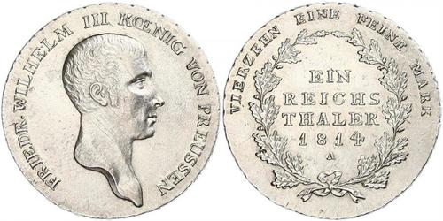 1 Thaler Königreich Preußen (1701-1918) Silber Friedrich Wilhelm III (1770 -1840)