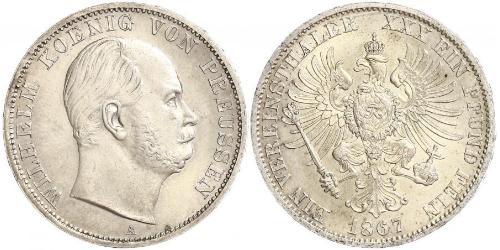 1 Thaler Königreich Preußen (1701-1918) Silber Wilhelm I, German Emperor (1797-1888)