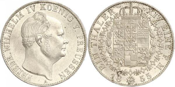 1 Thaler Königreich Preußen (1701-1918) Silber Friedrich Wilhelm IV. (1795 - 1861)