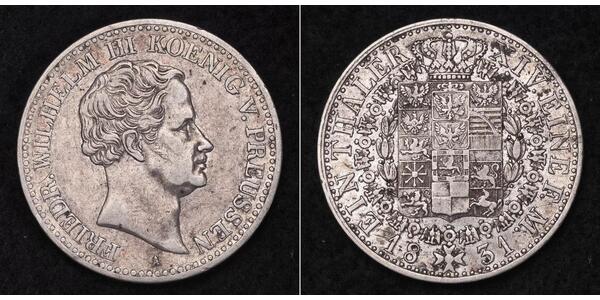 1 Thaler Königreich Preußen (1701-1918) Silber Friedrich Wilhelm III (1770 -1840)