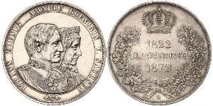 1 Thaler Königreich Sachsen (1806 - 1918) Silber Johann (Sachsen)