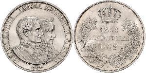 1 Thaler Königreich Sachsen (1806 - 1918) Silber Johann (Sachsen)