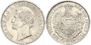 1 Thaler Königreich Sachsen (1806 - 1918) Silber Johann (Sachsen)