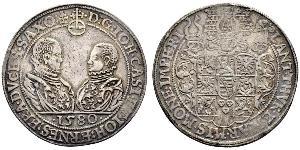 1 Thaler Königreich Sachsen (1806 - 1918) Silber 