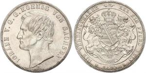 1 Thaler Königreich Sachsen (1806 - 1918) Silber Johann (Sachsen)