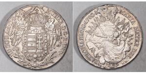 1 Thaler Königreich Ungarn (1000-1918) Silber Maria Theresa of Austria (1717 - 1780)