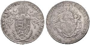 1 Thaler Königreich Ungarn (1000-1918) Silber Joseph II, Holy Roman Emperor  (1741 - 1790)