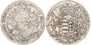 1 Thaler Königreich Ungarn (1000-1918) Silber Joseph II, Holy Roman Emperor  (1741 - 1790)