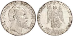 1 Thaler Königreich Württemberg (1806-1918) Silber Karl (Württemberg)