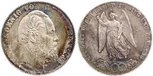 1 Thaler Königreich Württemberg (1806-1918) Silber Karl (Württemberg)