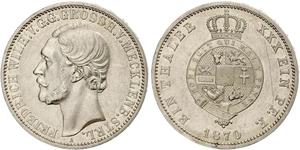 1 Thaler Mecklenburg-Schwerin (1352-1918) Silber Friedrich Wilhelm II. (Mecklenburg)