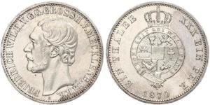 1 Thaler Mecklenburg-Schwerin (1352-1918) Silber Friedrich Wilhelm II. (Mecklenburg)