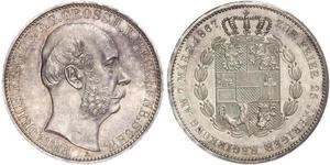 1 Thaler Mecklenburg-Schwerin (1352-1918) Silber Friedrich Franz II. (Mecklenburg)