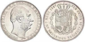 1 Thaler Mecklenburg-Schwerin (1352-1918) Silber Friedrich Franz II. (Mecklenburg)