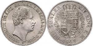 1 Thaler Mecklenburg-Schwerin (1352-1918) Silber Friedrich Franz II. (Mecklenburg)