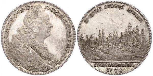 1 Thaler Reichsstadt Nürnberg (1219 - 1806) Silber 