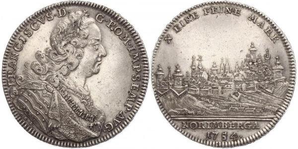 1 Thaler Reichsstadt Nürnberg (1219 - 1806) Silber 