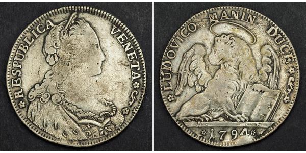 1 Thaler Republik Venedig (697—1797) / Italian city-states Silber 