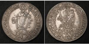 1 Thaler Salzburg Silber 
