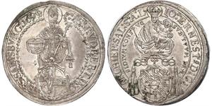 1 Thaler Salzburg Silber 