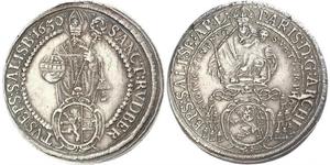 1 Thaler Salzburg Silber 