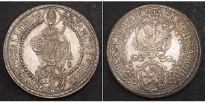 1 Thaler Salzburg Silber 