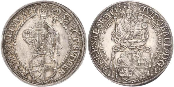 1 Thaler Salzburg Silber 