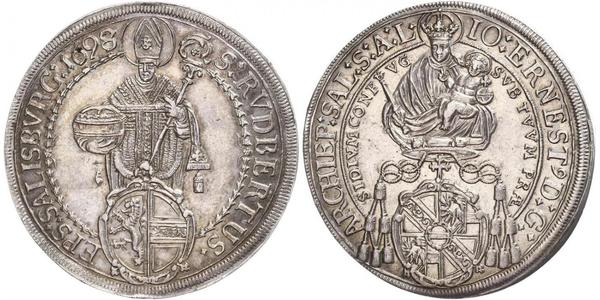 1 Thaler Salzburg Silber 