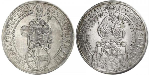 1 Thaler Salzburg Silber 