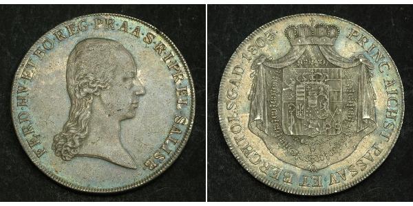 1 Thaler Salzburg Silber Ferdinand III, Holy Roman Emperor (1608-1657)