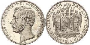 1 Thaler Schaumburg-Lippe (1643 - 1918) Silber Adolf I. Georg (Schaumburg-Lippe)