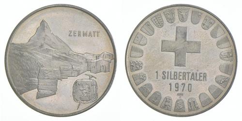1 Thaler Schweiz Silber 