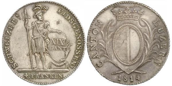 1 Thaler Schweiz Silber 