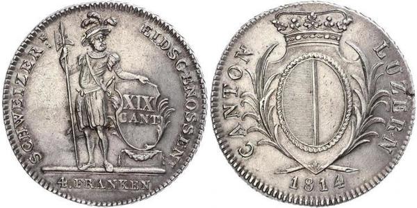 1 Thaler Schweiz Silber 