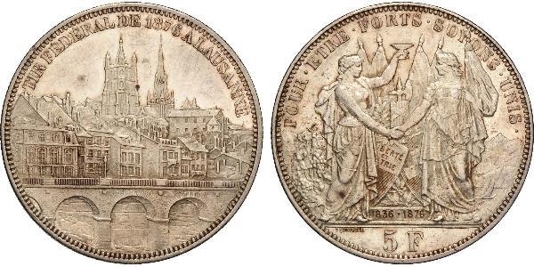 1 Thaler Schweiz Silber 