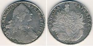 1 Thaler States of Germany Silber 