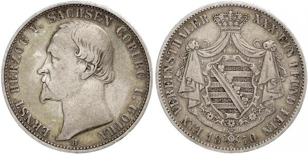 1 Thaler States of Germany Silber 