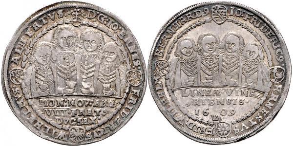 1 Thaler States of Germany Silber 