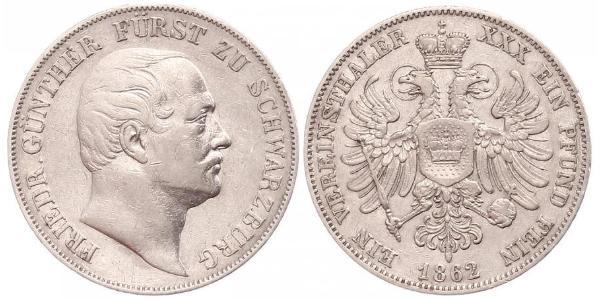 1 Thaler States of Germany Silber 