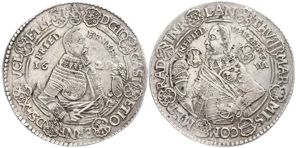 1 Thaler States of Germany Silber 